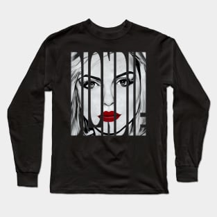 Debbie Harry Blondie Pop Art Vintage Style Long Sleeve T-Shirt